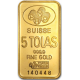 5 Tola Suisse Gold bar 