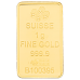 1 Gm Suisse Gold bar 999.9 Purity