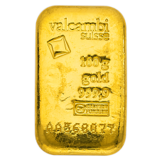 Suisse 100 Gr Minted  Gold bar 999.0 Purity